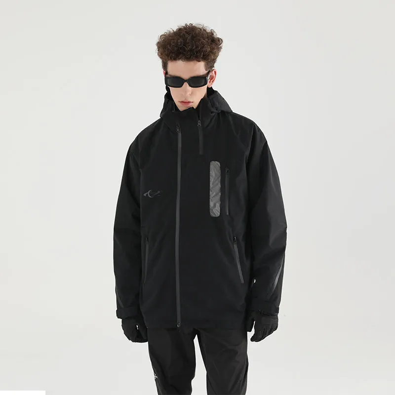 Asymmetric PVC Windproof Jacket