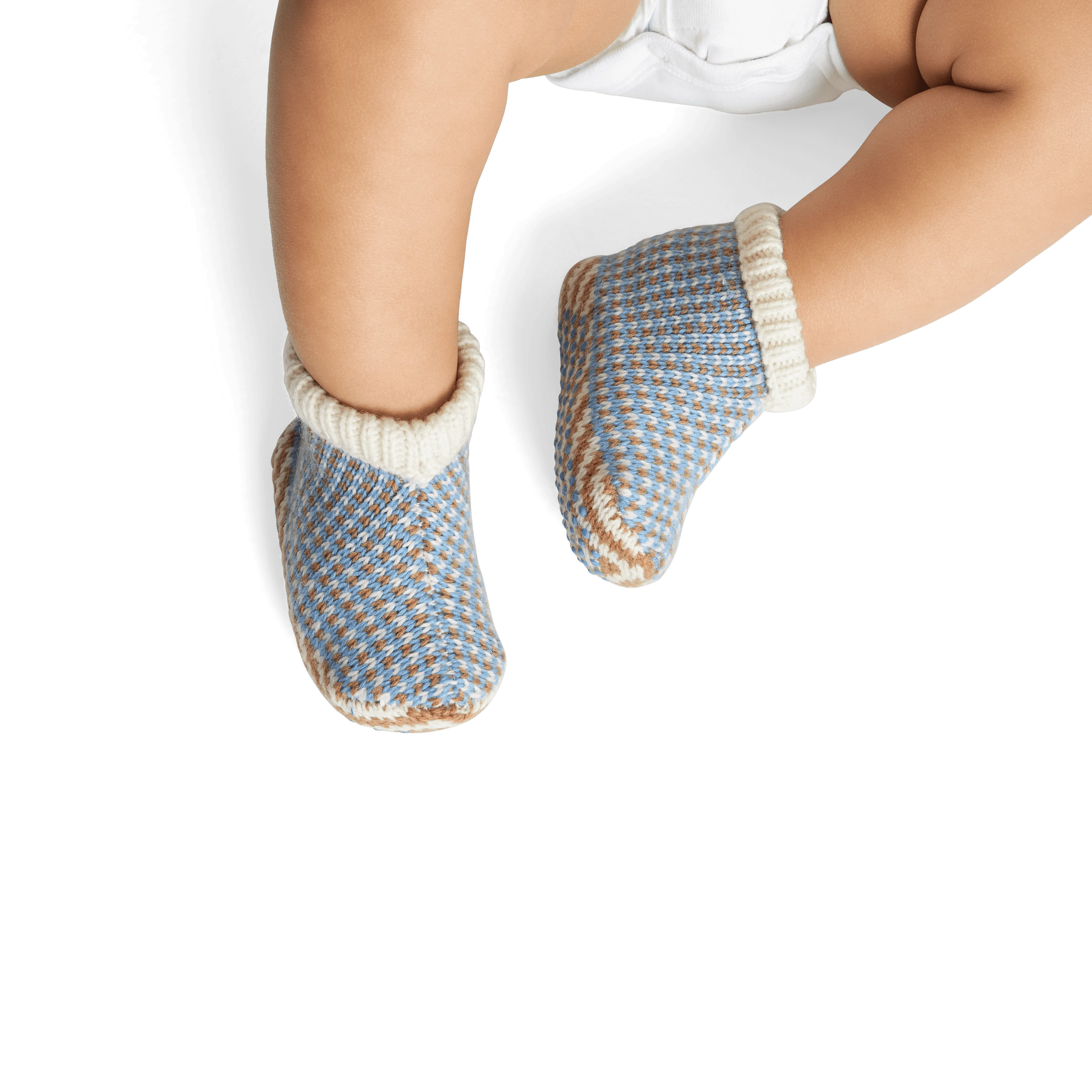 Baby Gripper Slipper Birdseye - Double Cushion 2-Pack