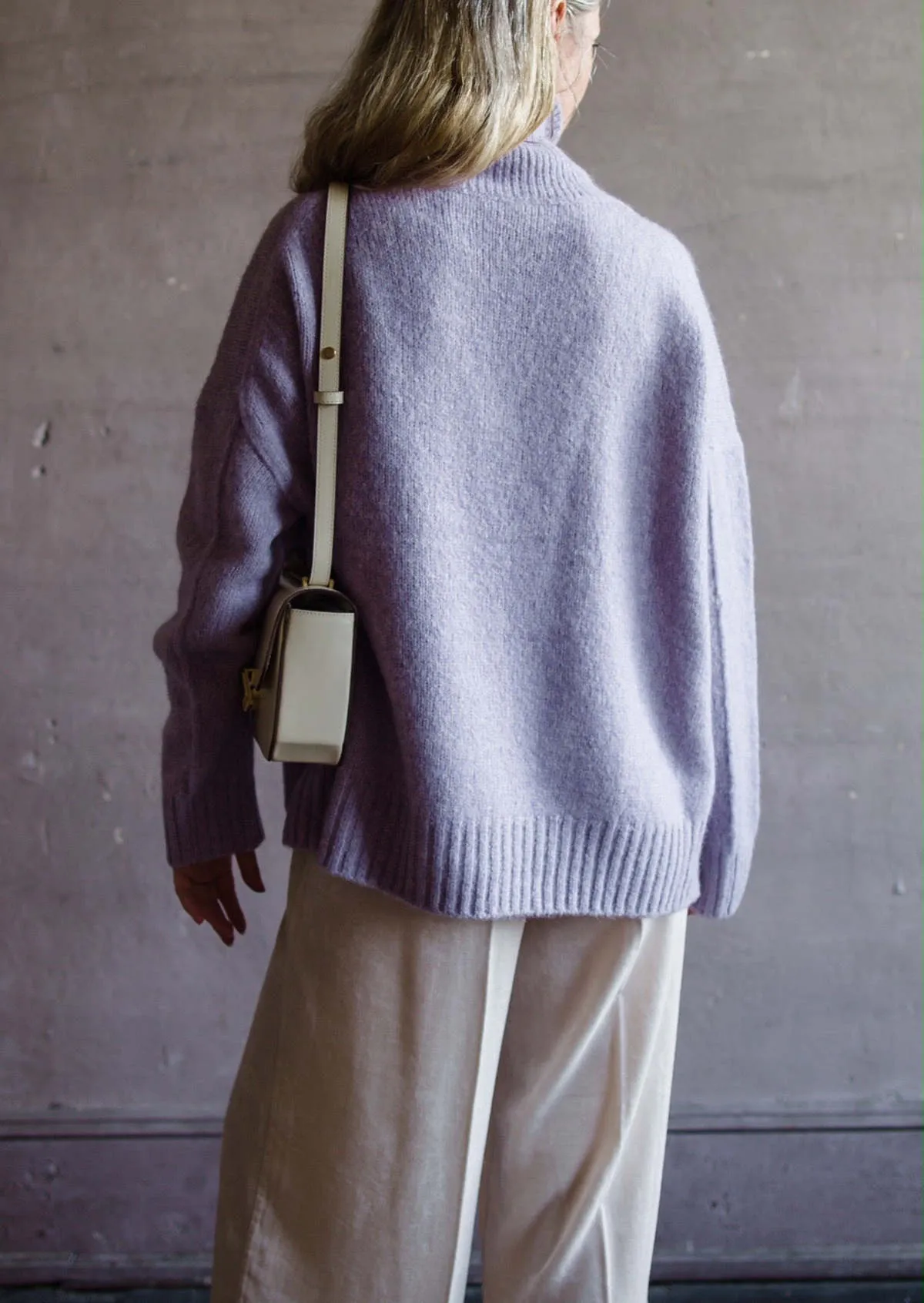 Balade Turtleneck Sweater - Lilas