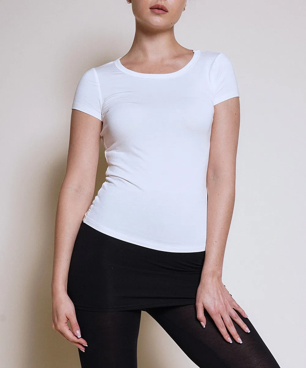 BAMBOO CREWNECK TOP - ASSORTED COLORS