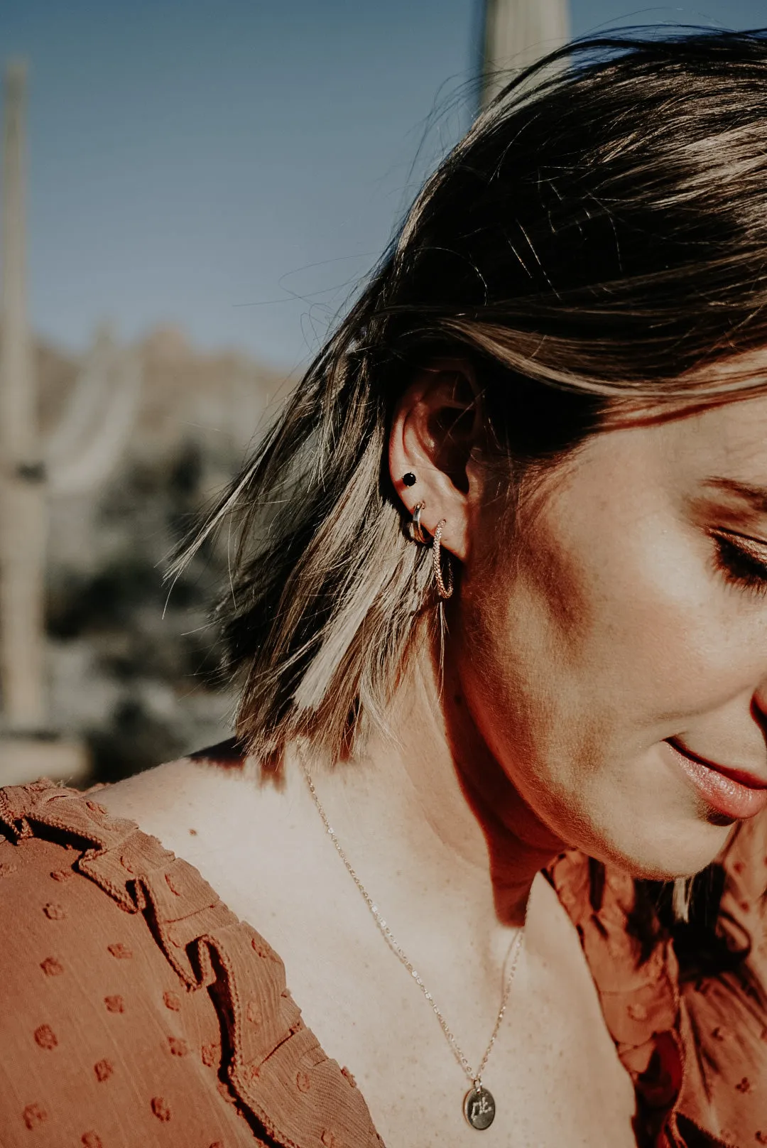 Black Onyx Stud Earrings