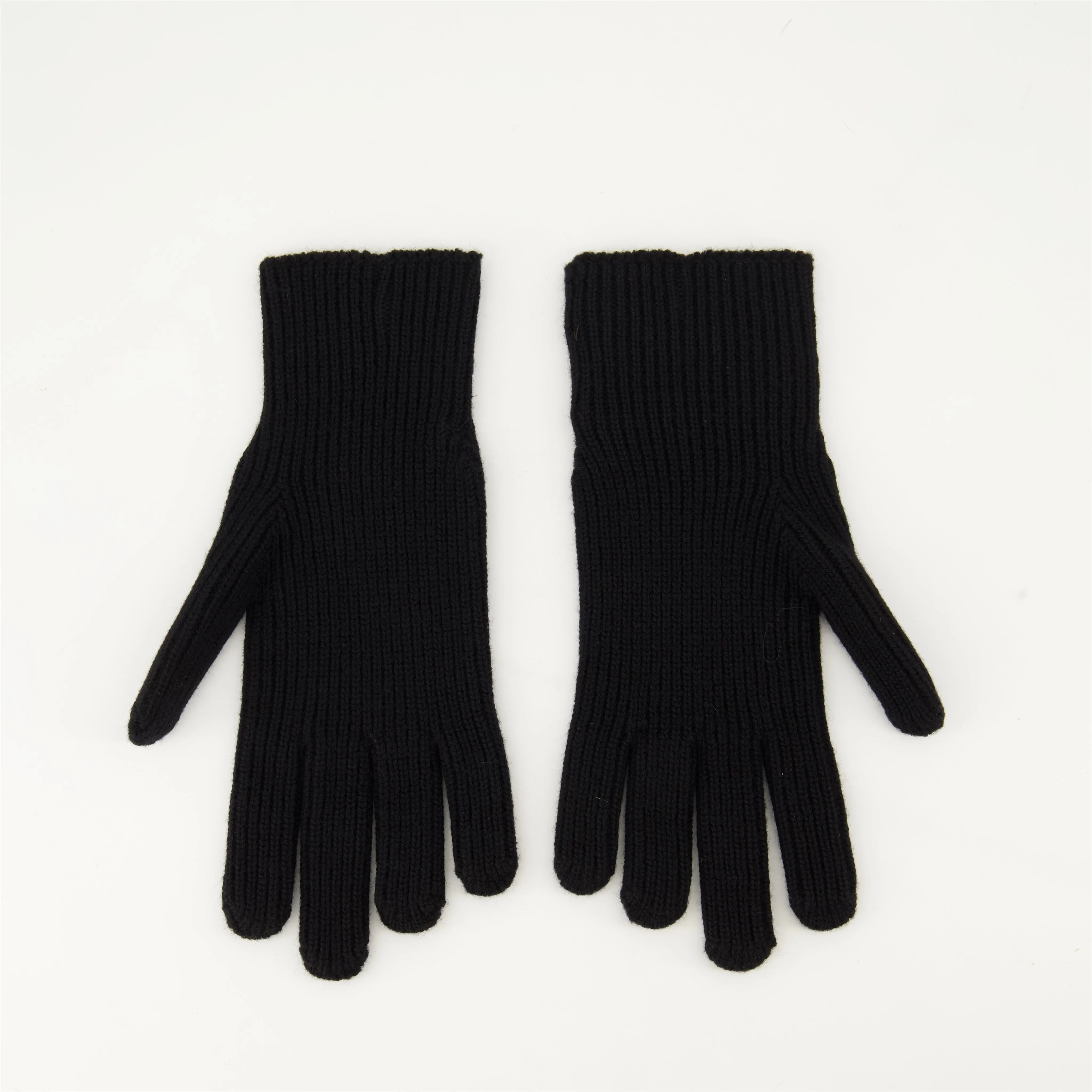 Black Wool Gloves