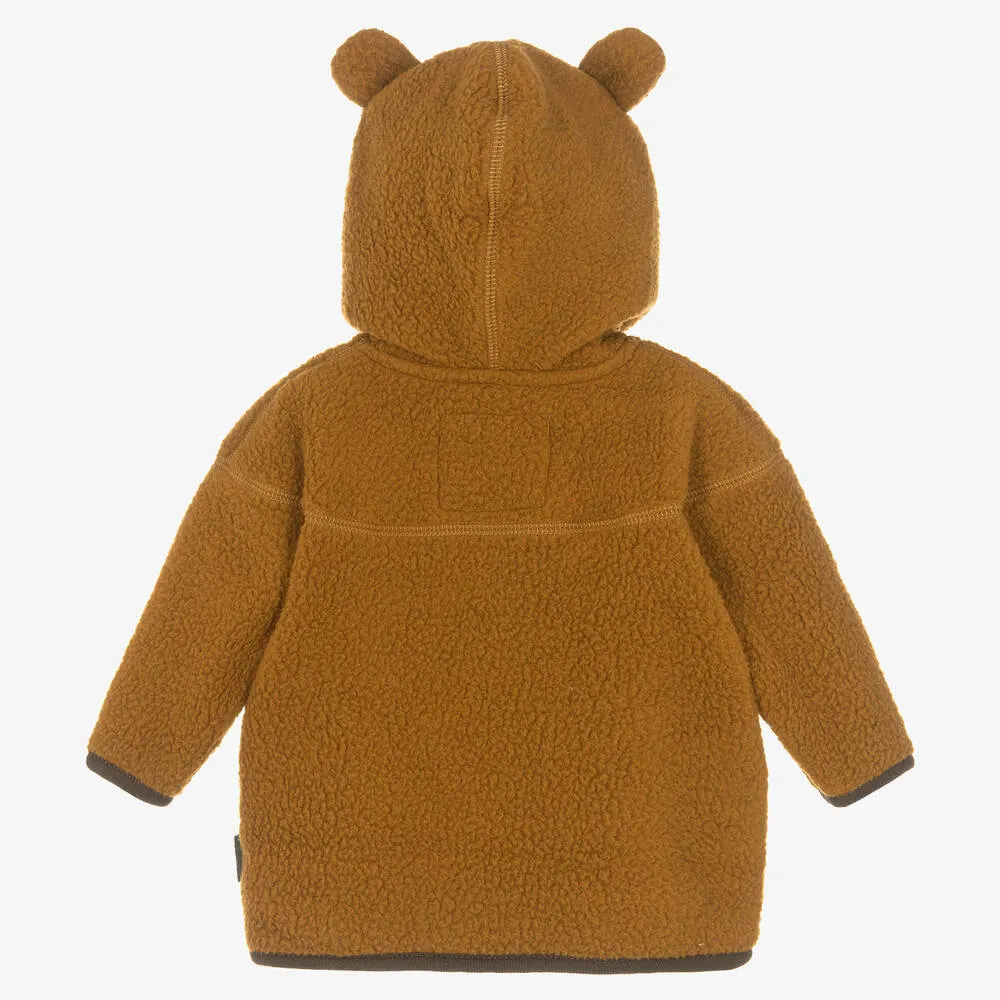 Brown Teddy Fleece Jacket