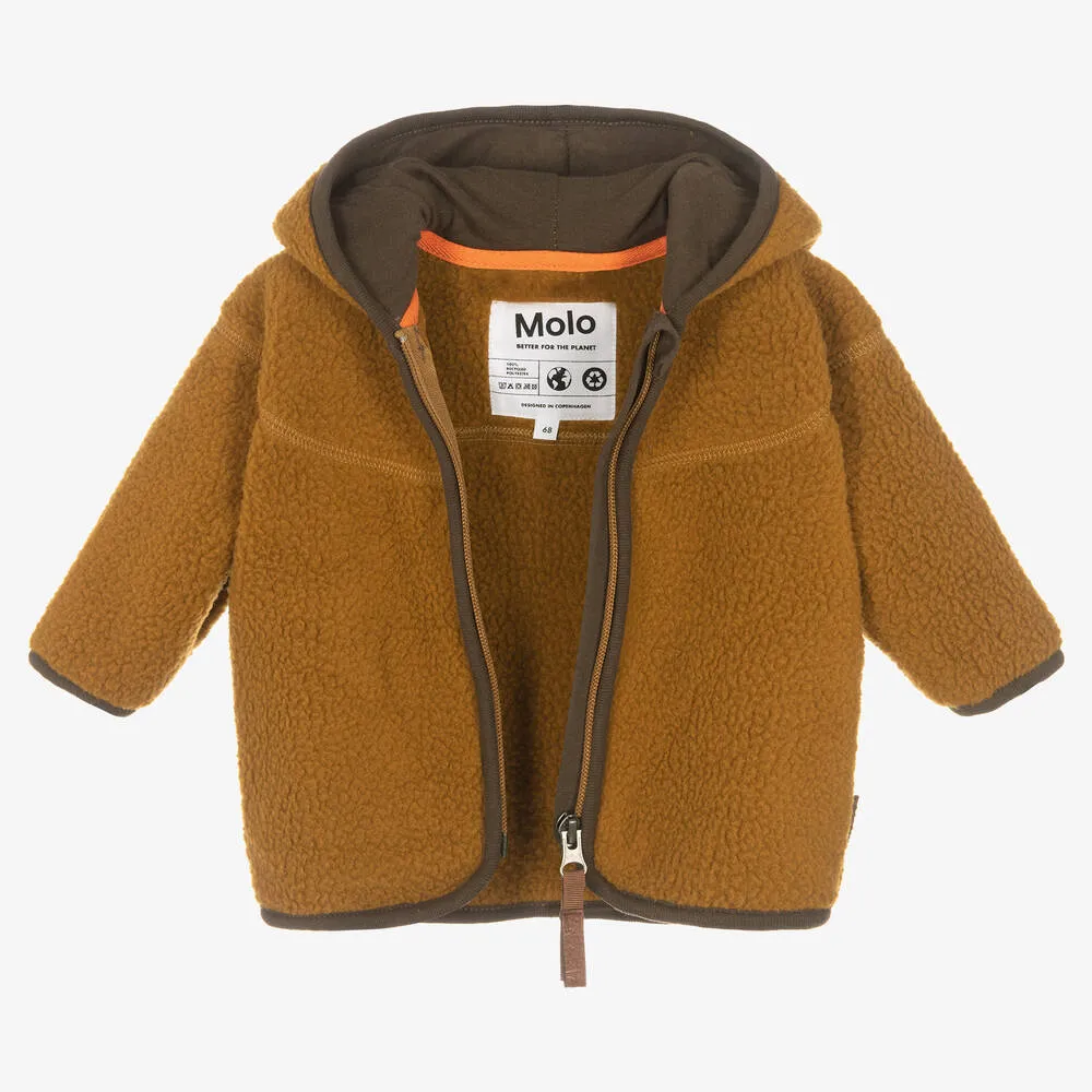 Brown Teddy Fleece Jacket