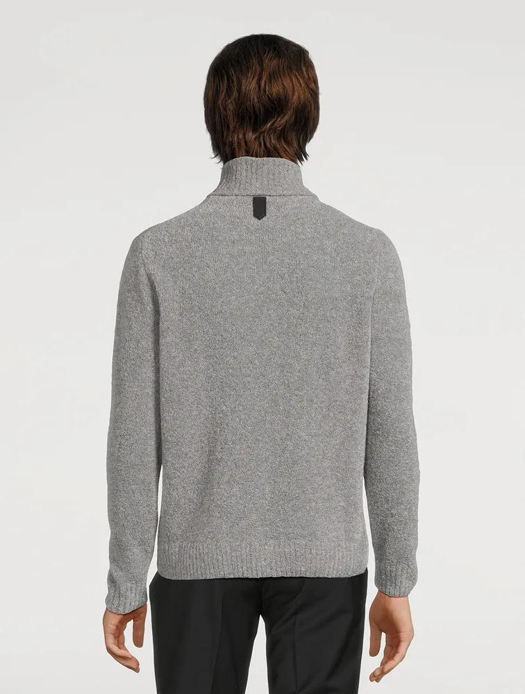 CANALI Wool-Blend Turtleneck Sweater