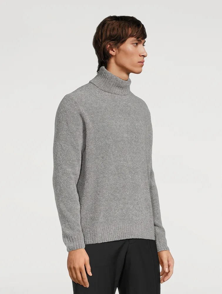 CANALI Wool-Blend Turtleneck Sweater