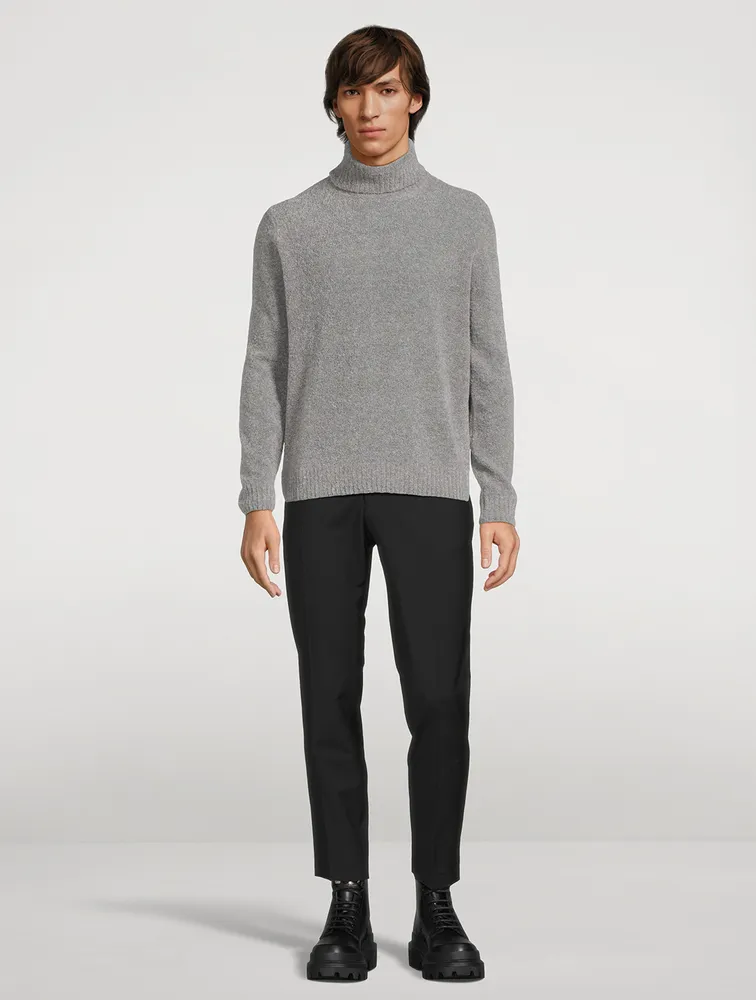 CANALI Wool-Blend Turtleneck Sweater