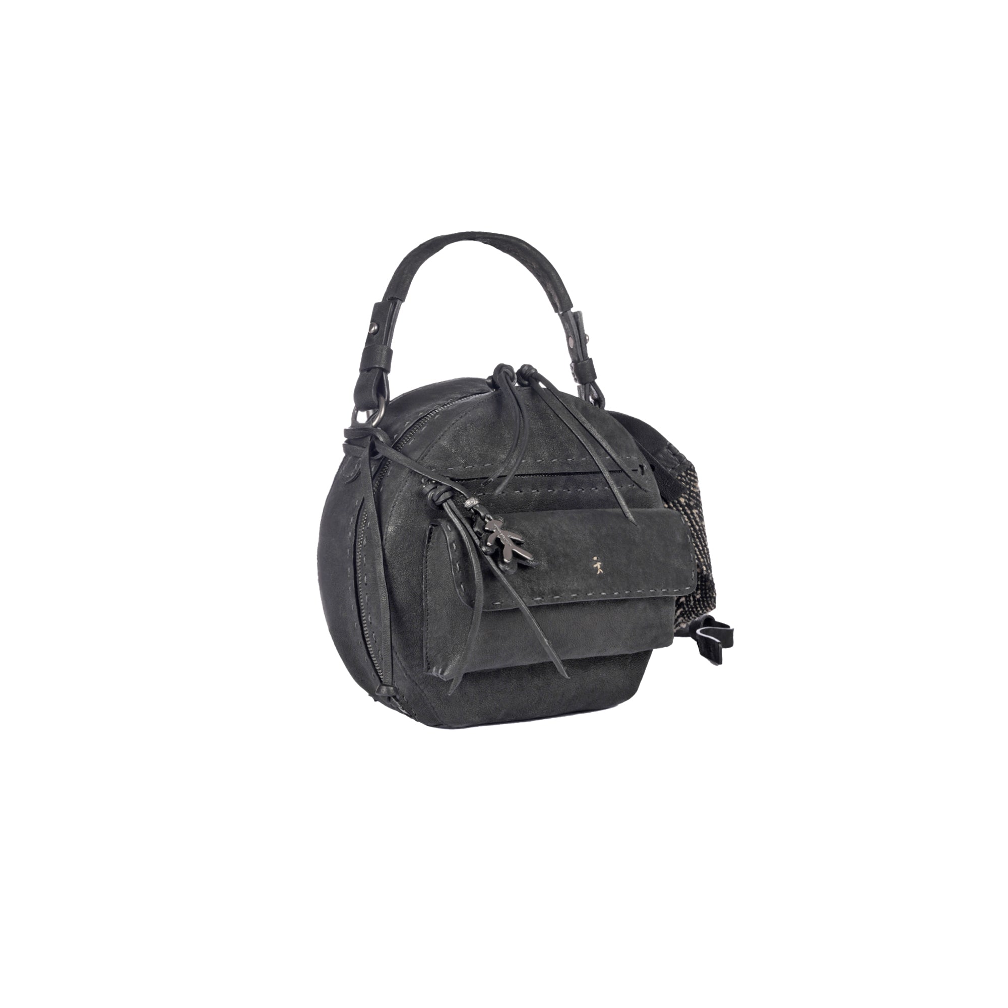 Cappelliera Pocket M Grattato Black