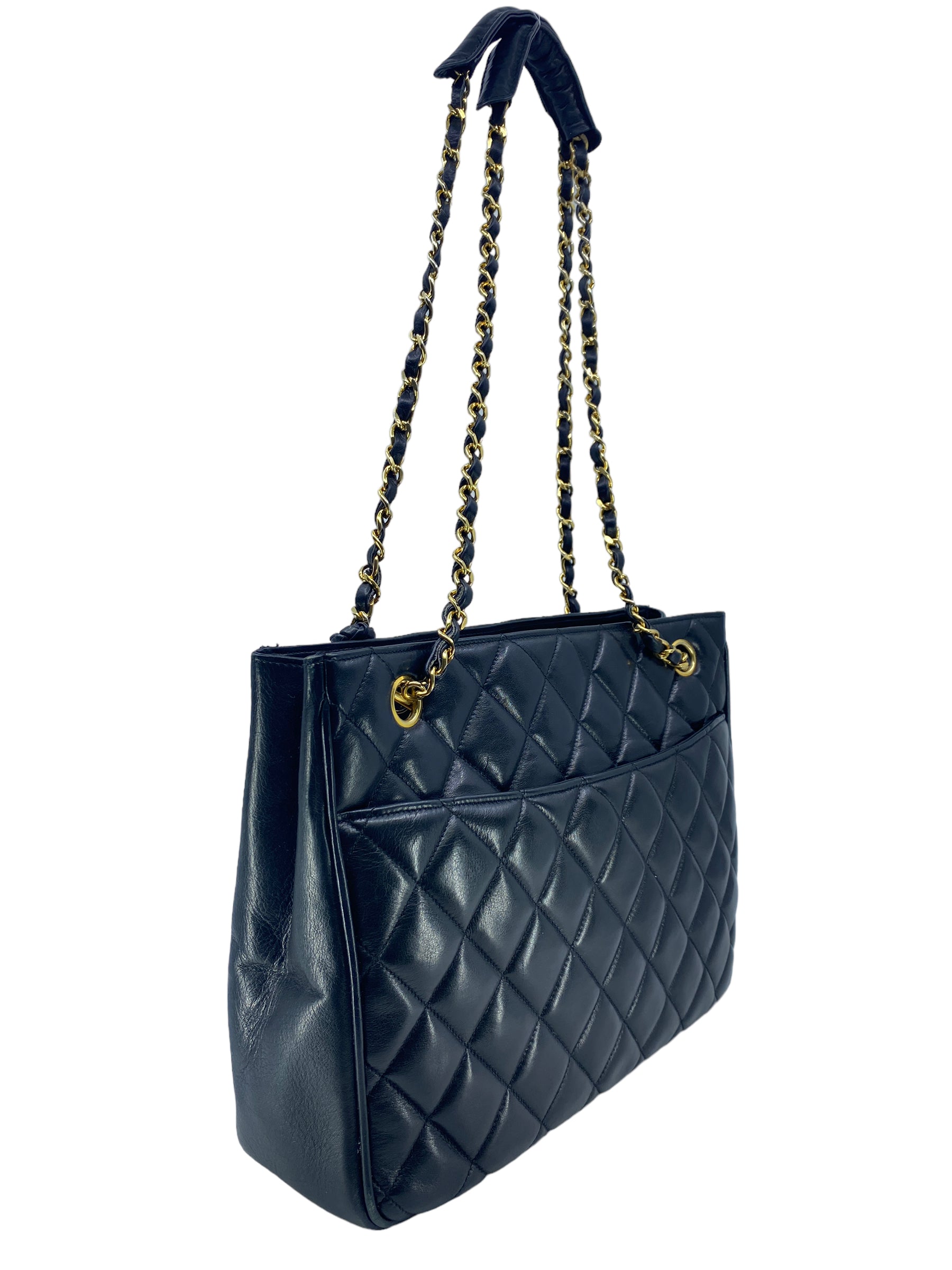 Chanel Caviar Lambskin Leather Shoulder Bag