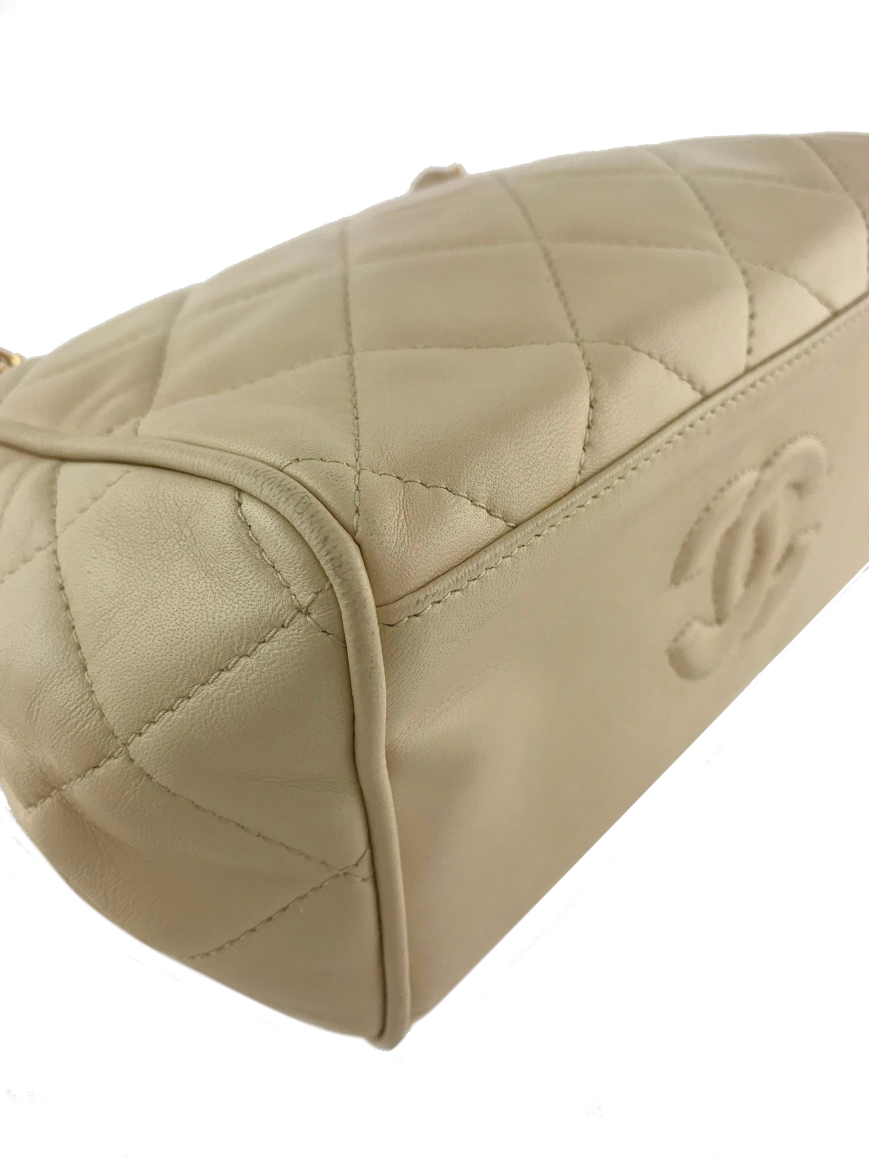 Chanel Vintage Lambskin Quilted Shoulder Bag