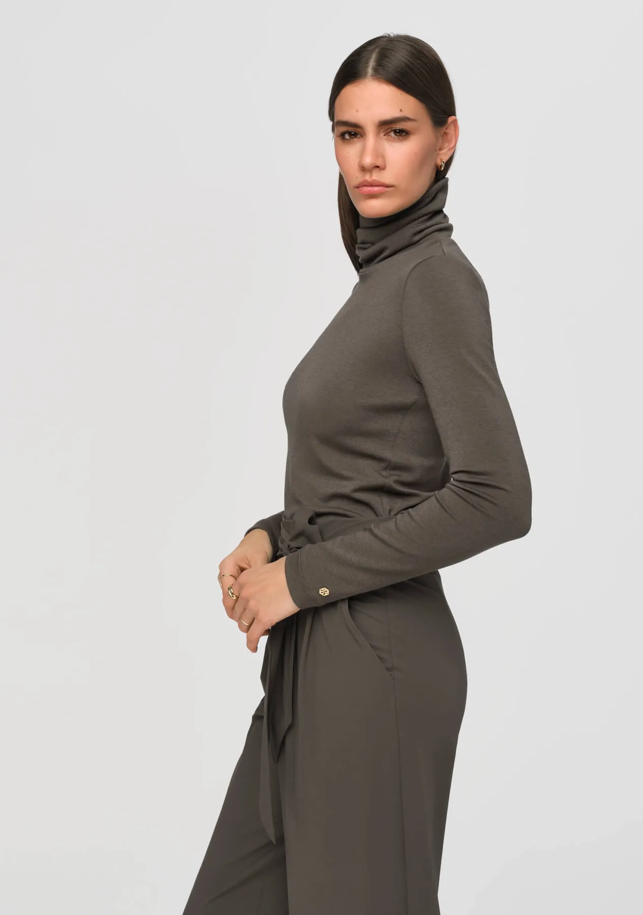 CIRCE Turtleneck Sweater ombre