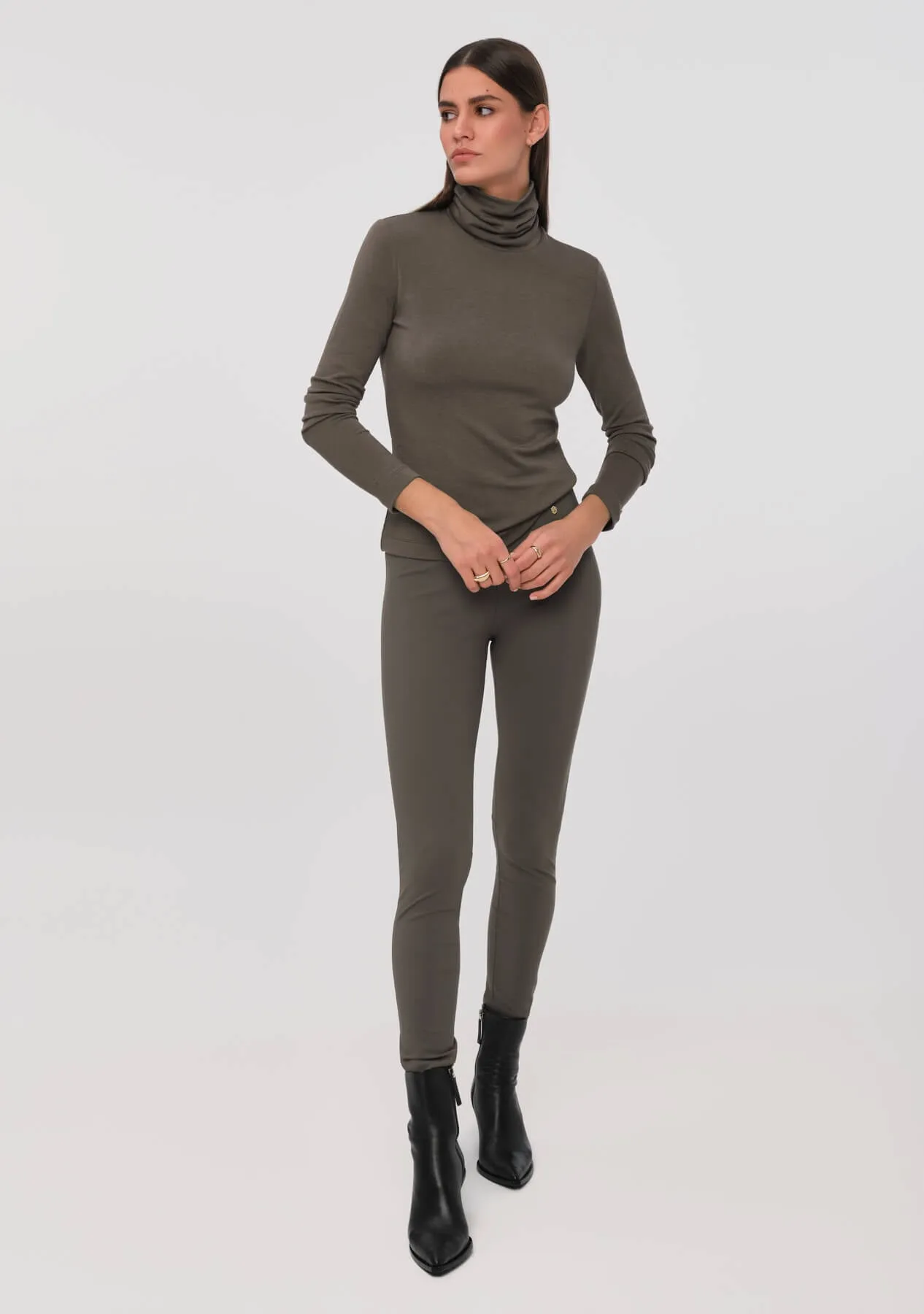 CIRCE Turtleneck Sweater ombre