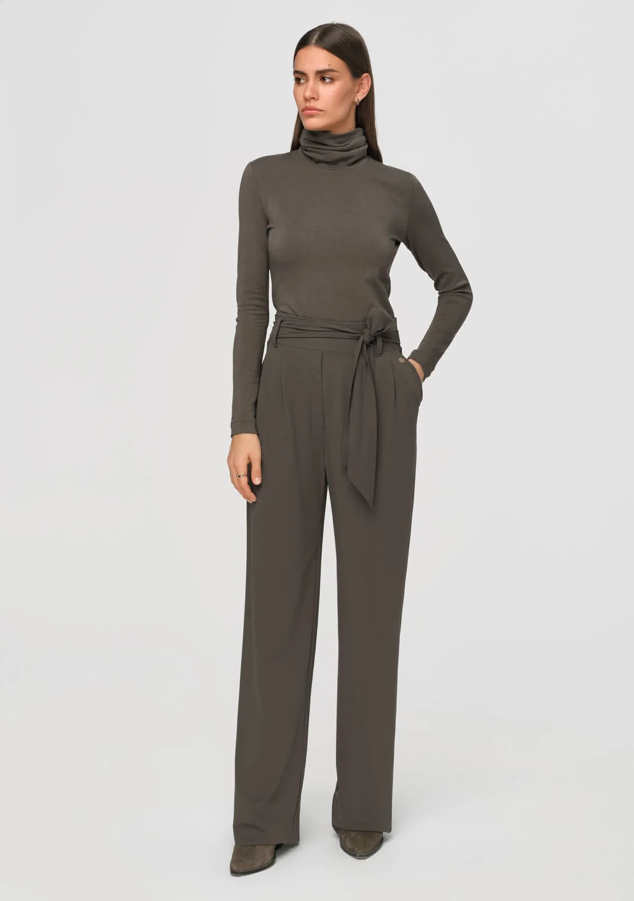 CIRCE Turtleneck Sweater ombre