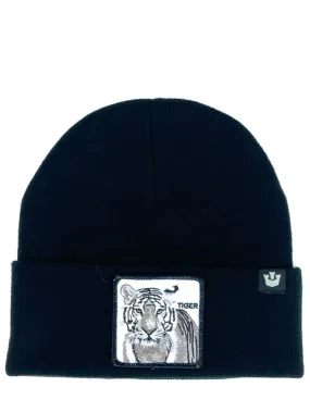 CUFFIE BEANIE NERA TIGER