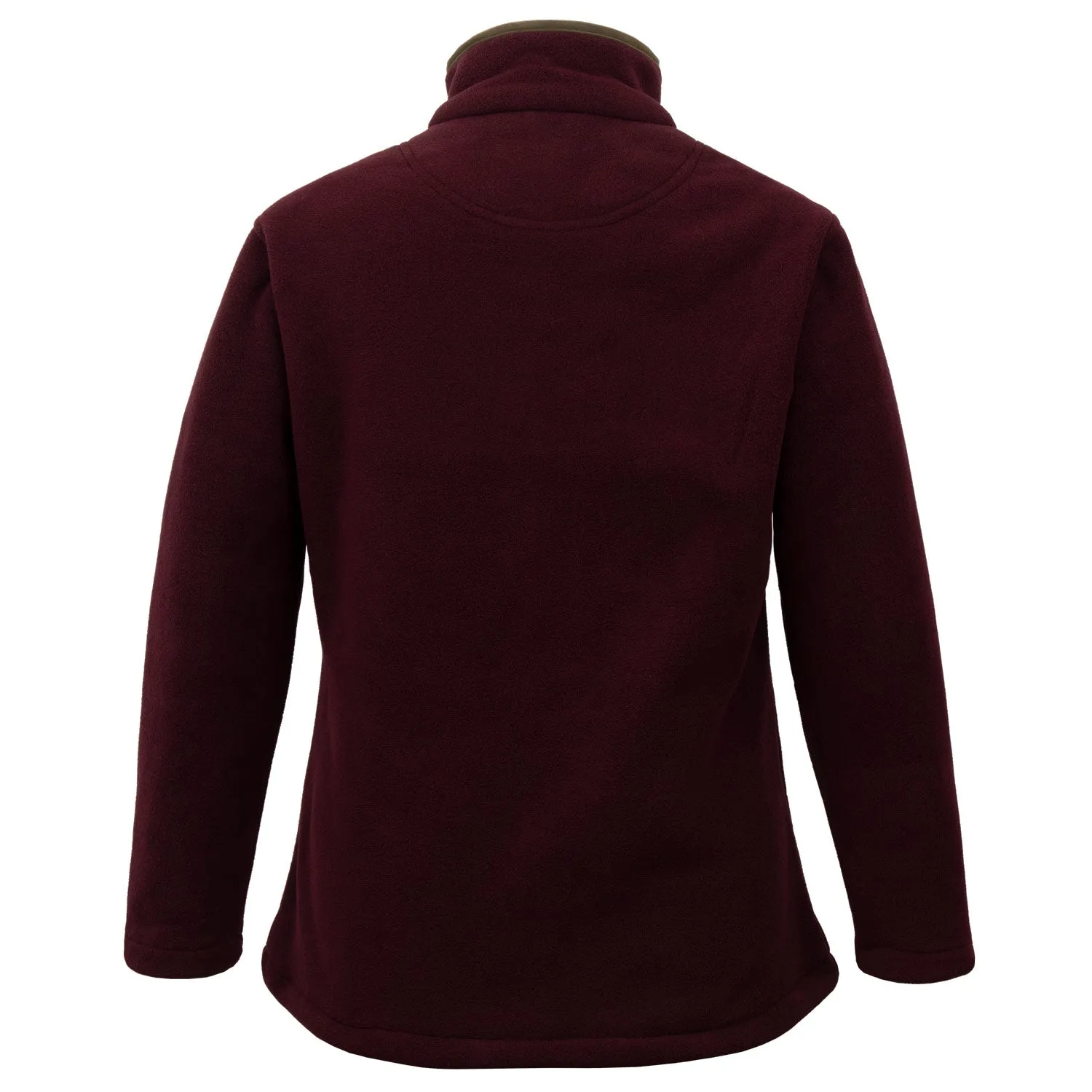 Emily: Women's Burgundy Fleece Jacket