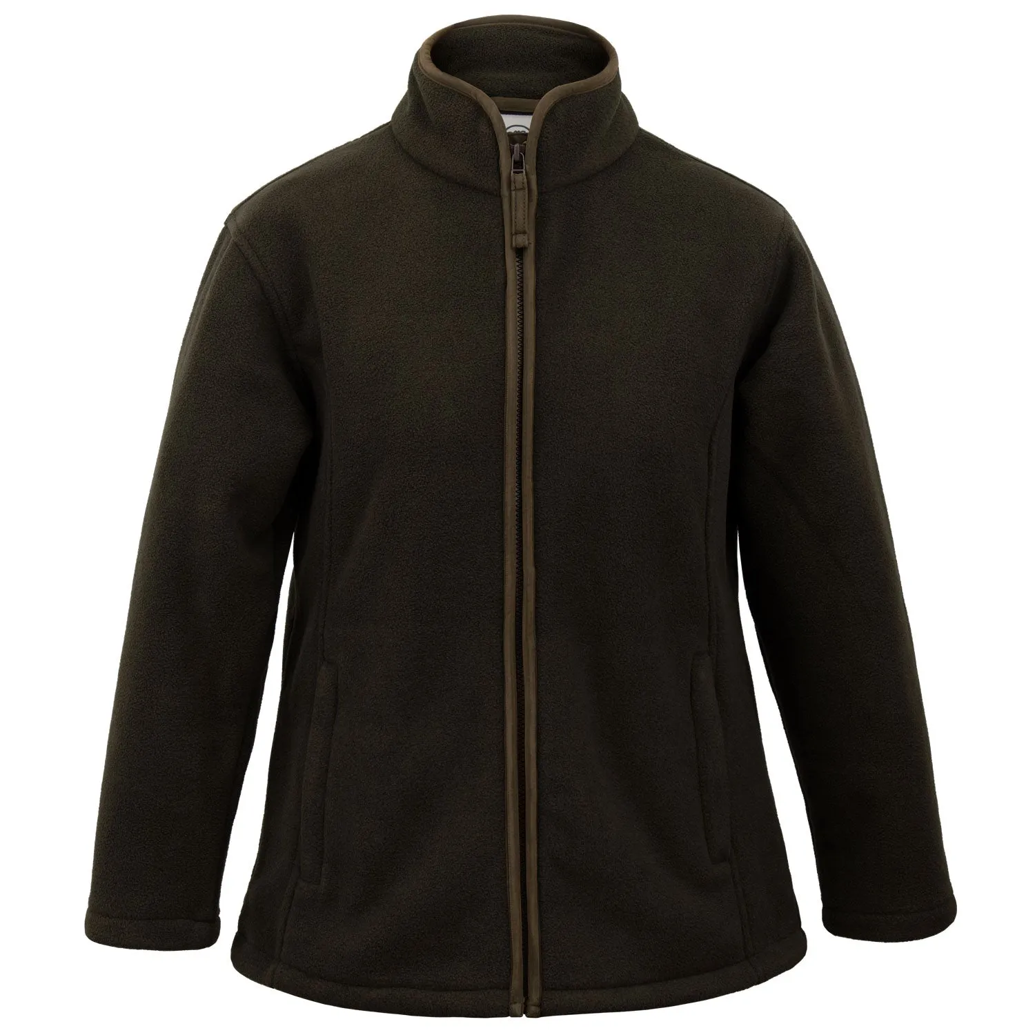 Emily: Women's Olive Fleece Jacket