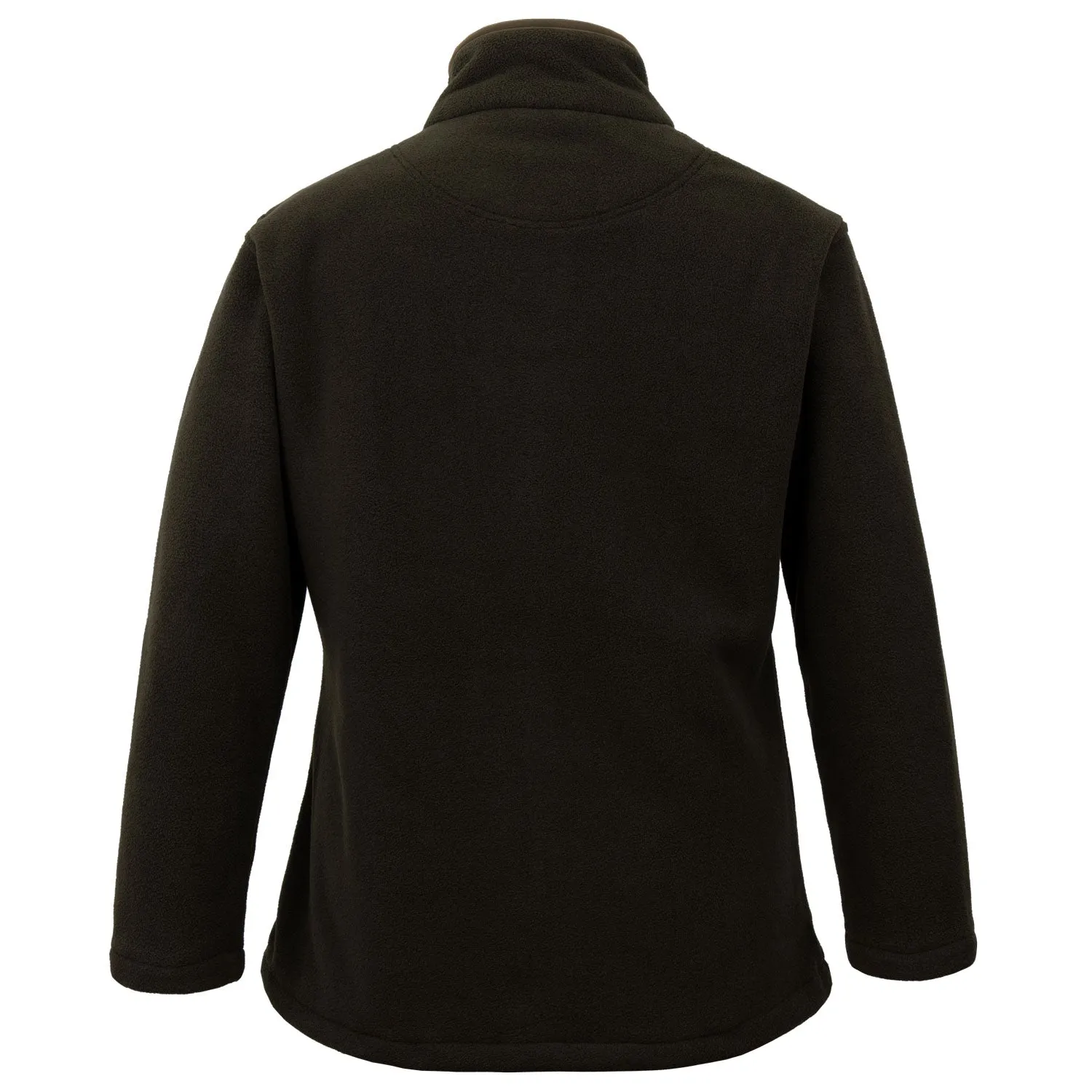 Emily: Women's Olive Fleece Jacket