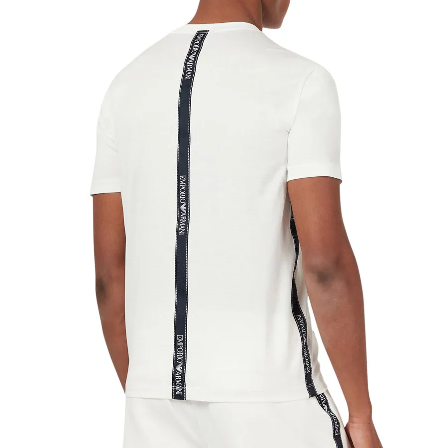 Emporio Armani - Logo Tape T-Shirt in White