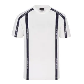 Emporio Armani - Logo Tape T-Shirt in White