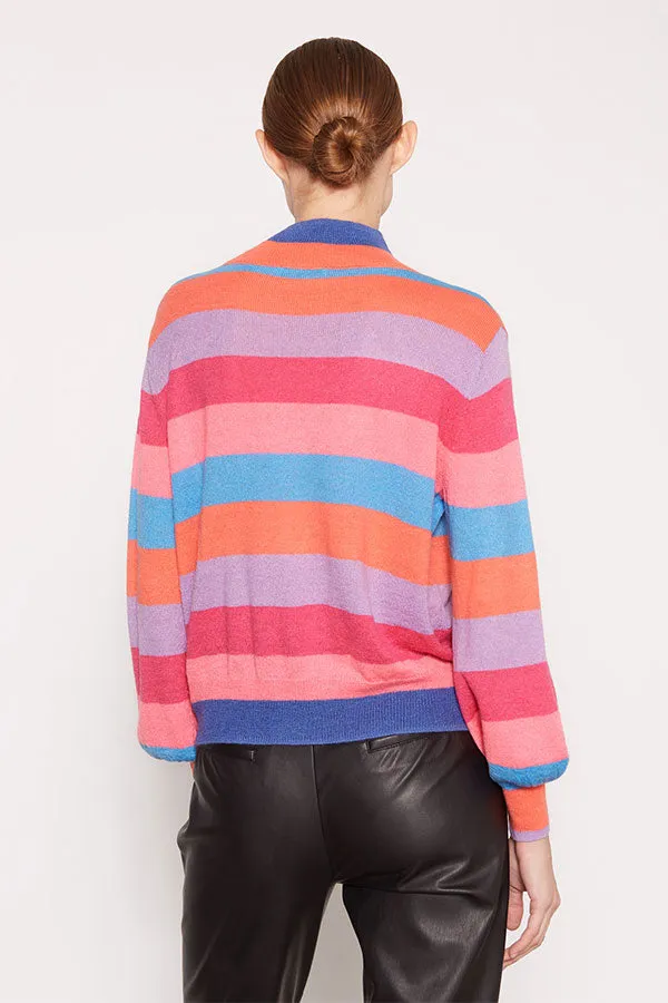 Escorpion MULTICOLOR STRIPED TURTLENECK SWEATER