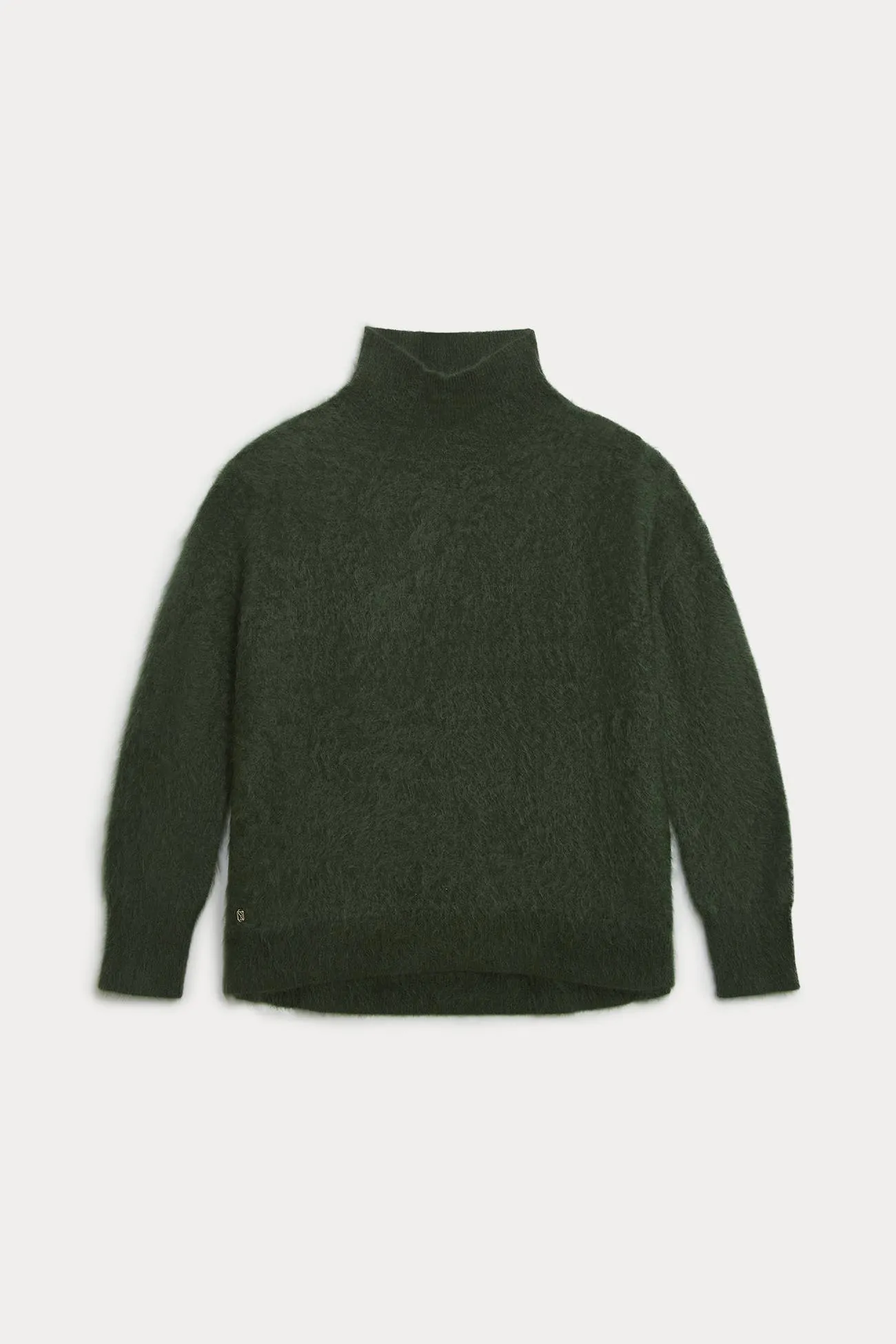 ETHEL BRUSHED CASHMERE TURTLENECK SWEATER