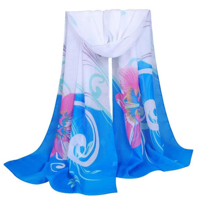 Fashion    new Design Chffon Square Scarf Women Soft Print Female Ladies Scarves Shawls Wrap YLYL SM6