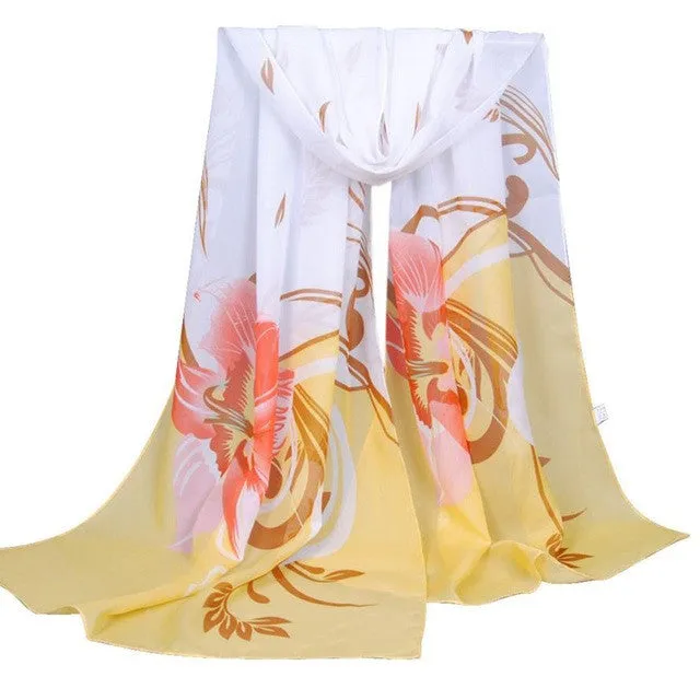 Fashion    new Design Chffon Square Scarf Women Soft Print Female Ladies Scarves Shawls Wrap YLYL SM6