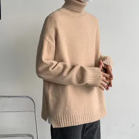 Fashion Turtleneck Sweater Loose