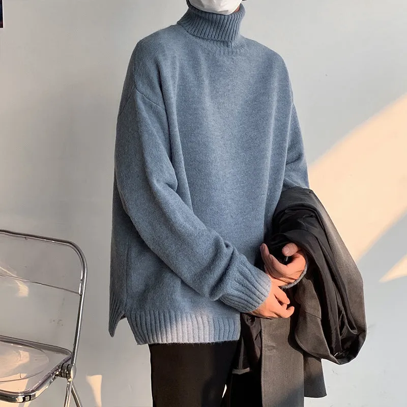 Fashion Turtleneck Sweater Loose