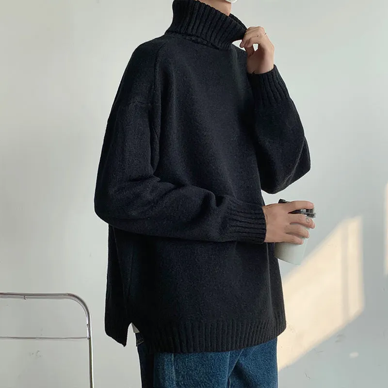 Fashion Turtleneck Sweater Loose