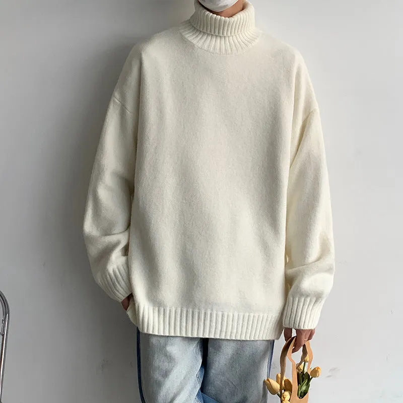 Fashion Turtleneck Sweater Loose