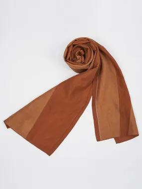 Gambiered Guangdong Silk Long Scarf