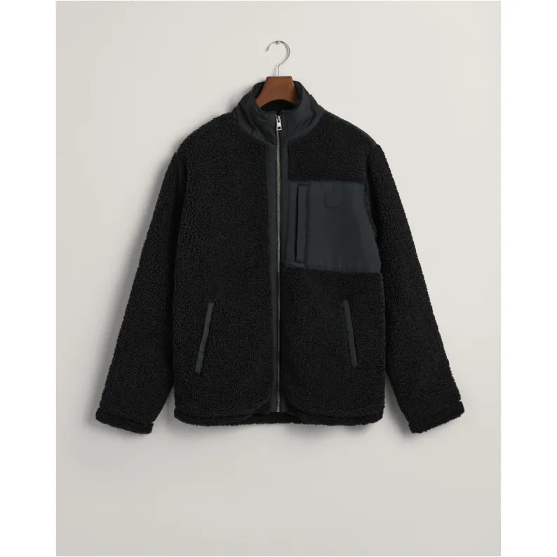 GANT Fleece Jacket Black