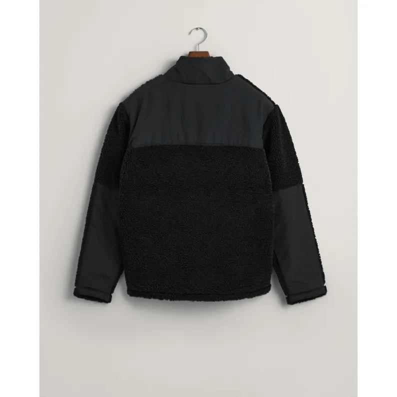 GANT Fleece Jacket Black