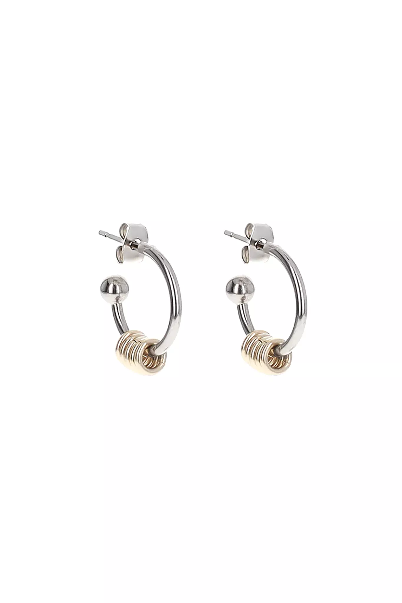 Gloria Hoops | Palladium/Pale Gold