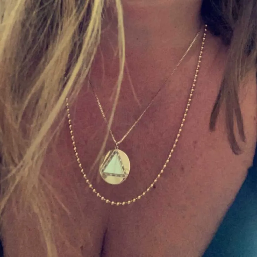 Gold Ball Necklace