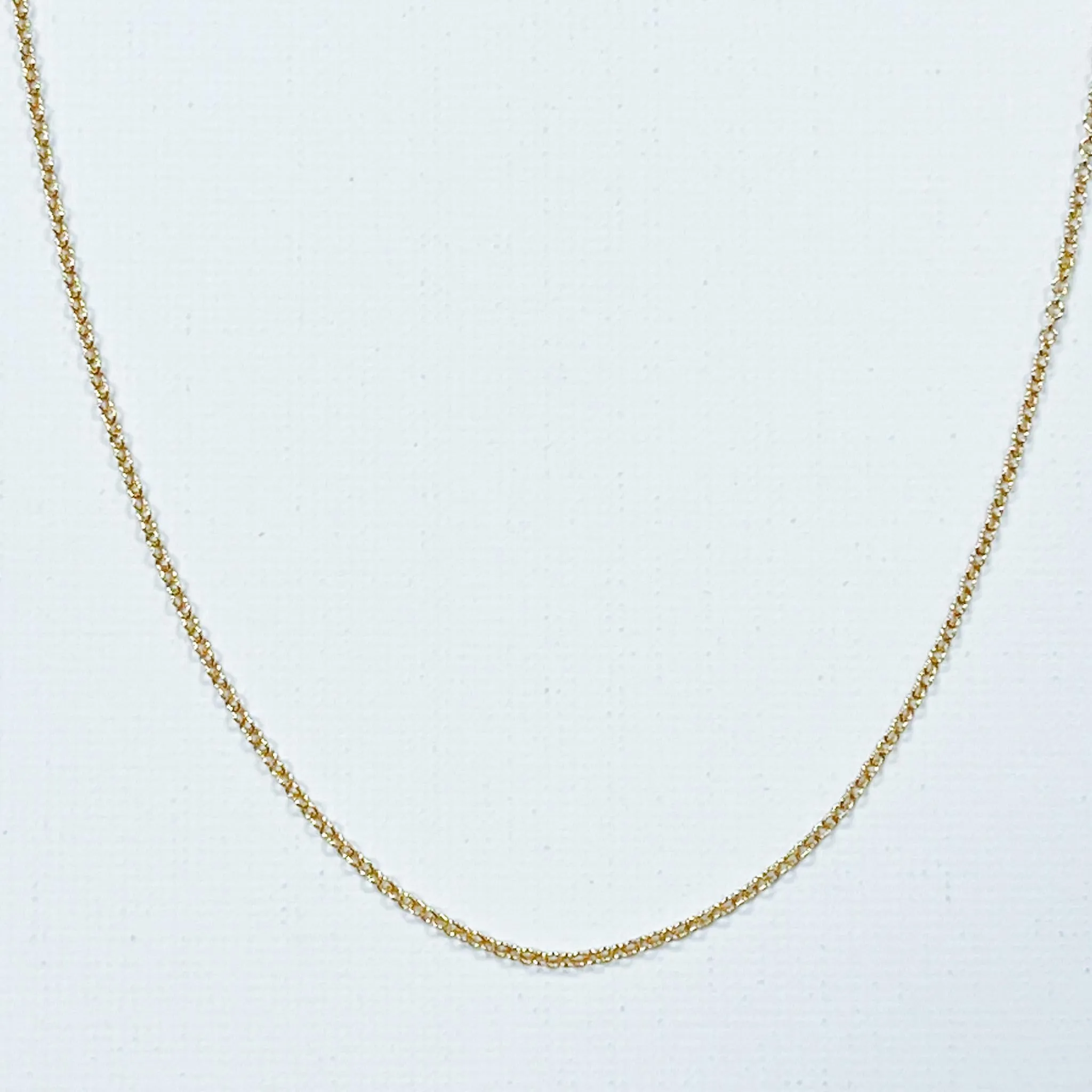 Gold Rolo Chain, 18