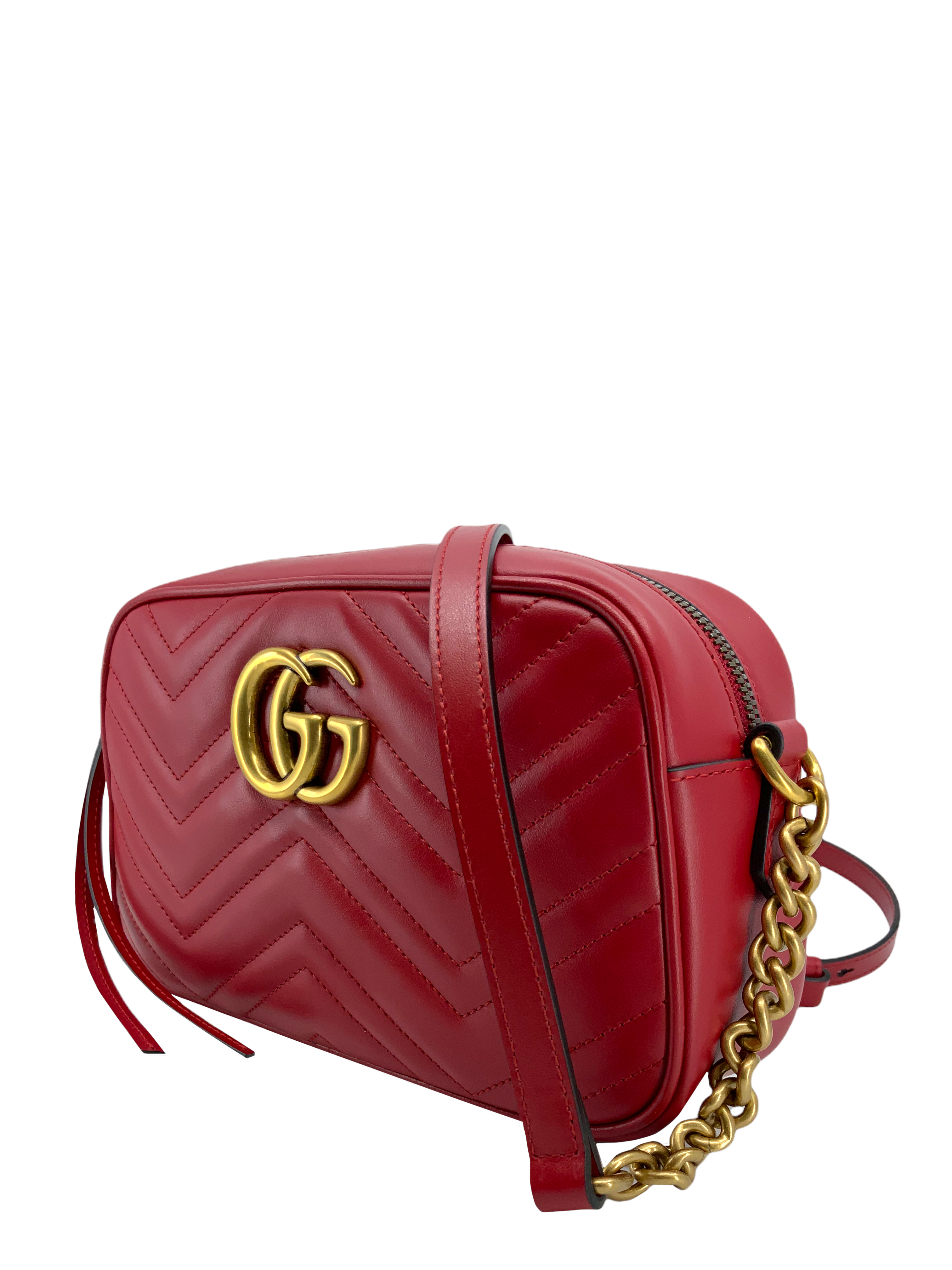 Gucci GG Marmont Small Matelassé Shoulder Bag NEW