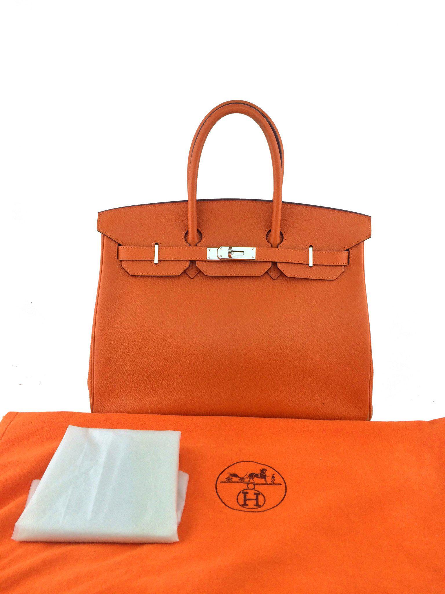 Hermes Epsom Leather Birkin 35 Bag