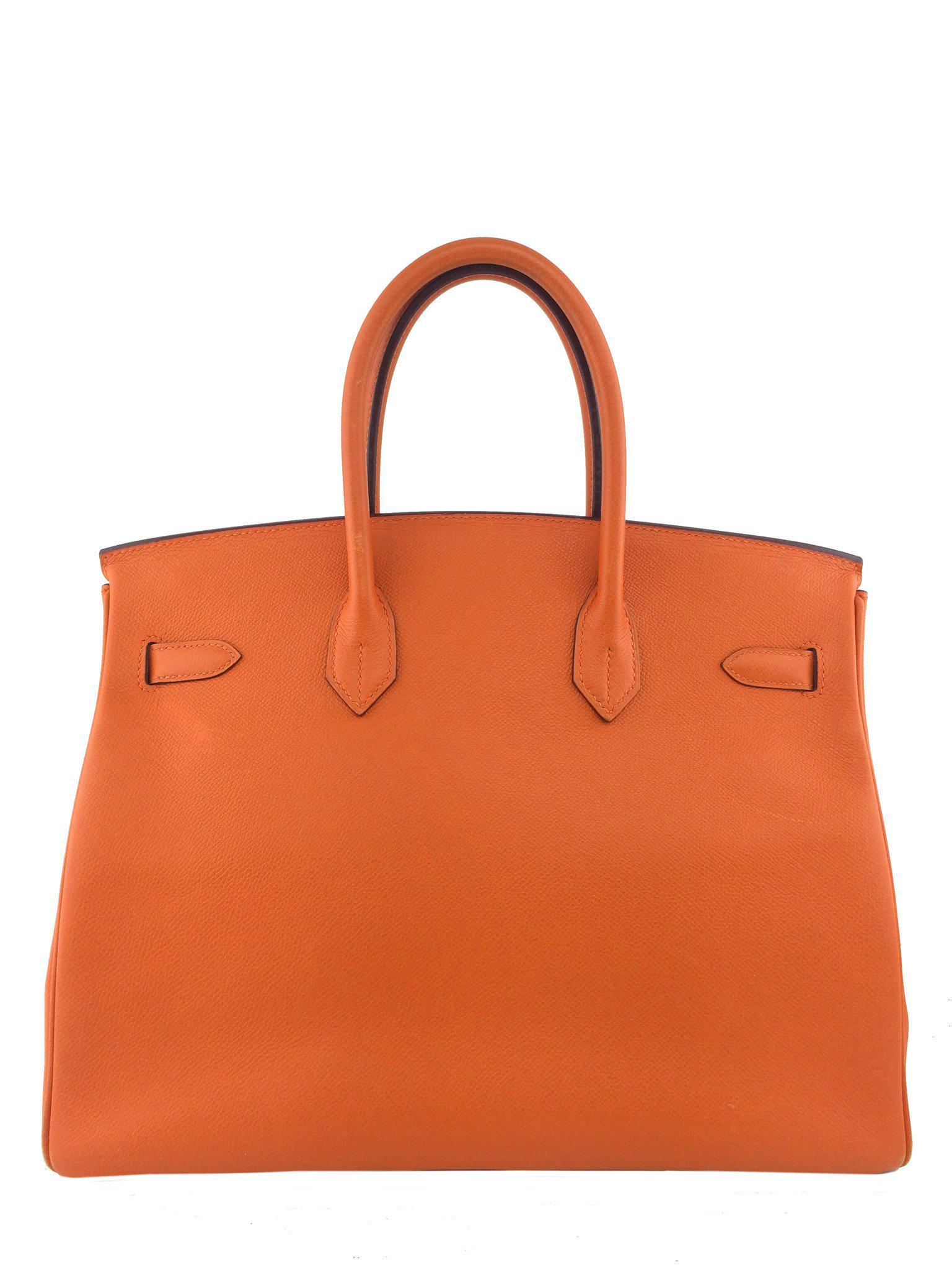 Hermes Epsom Leather Birkin 35 Bag