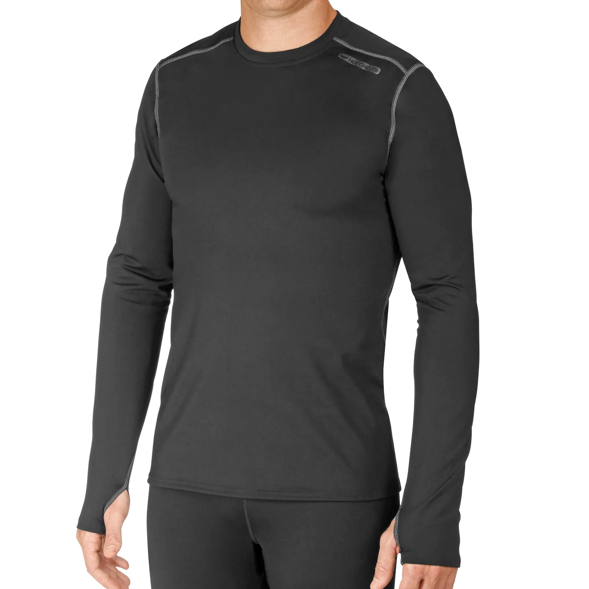 Hot Chillys Men Micro-Elite Chamois Crewneck Top