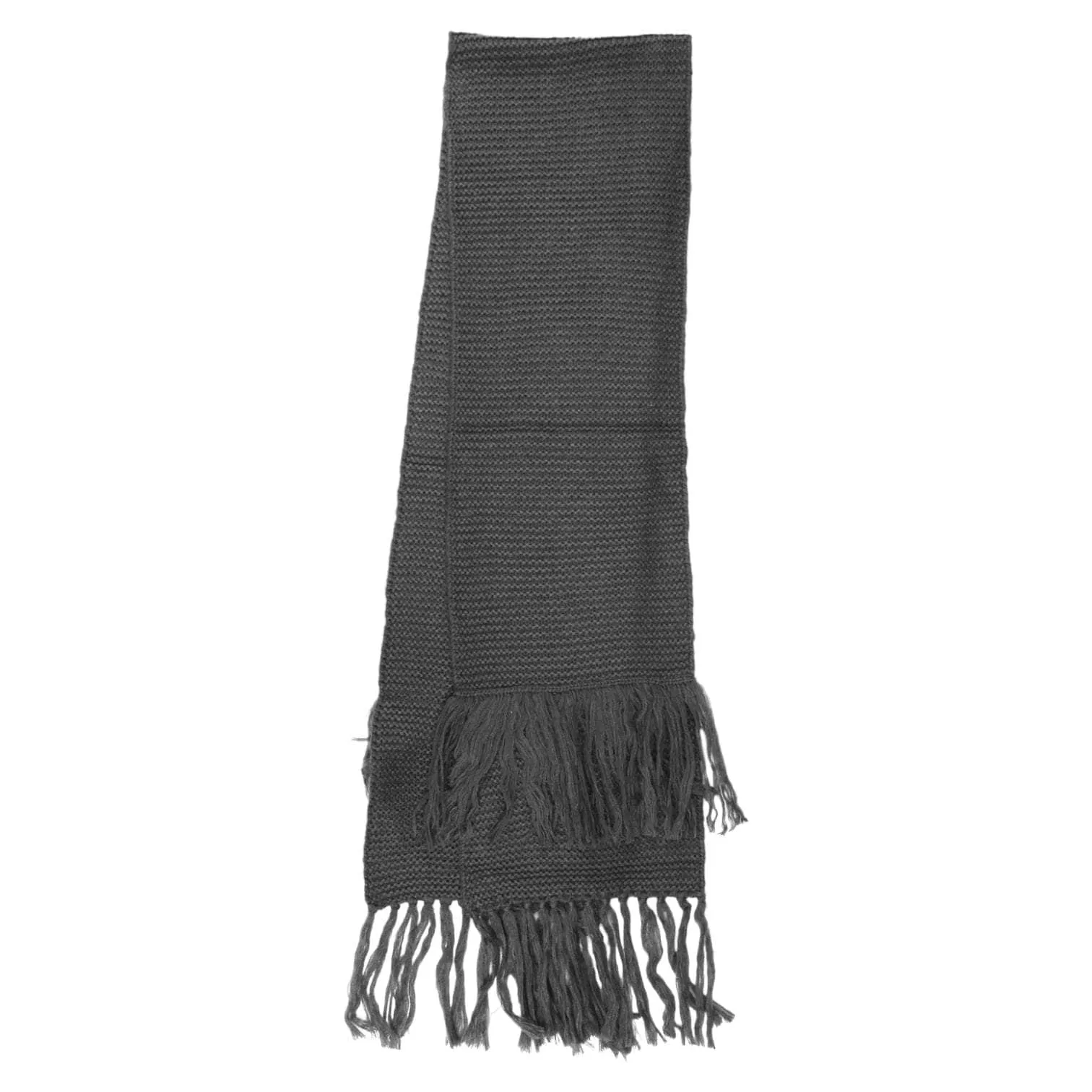 Hush Charcoal Chunky Long Scarf