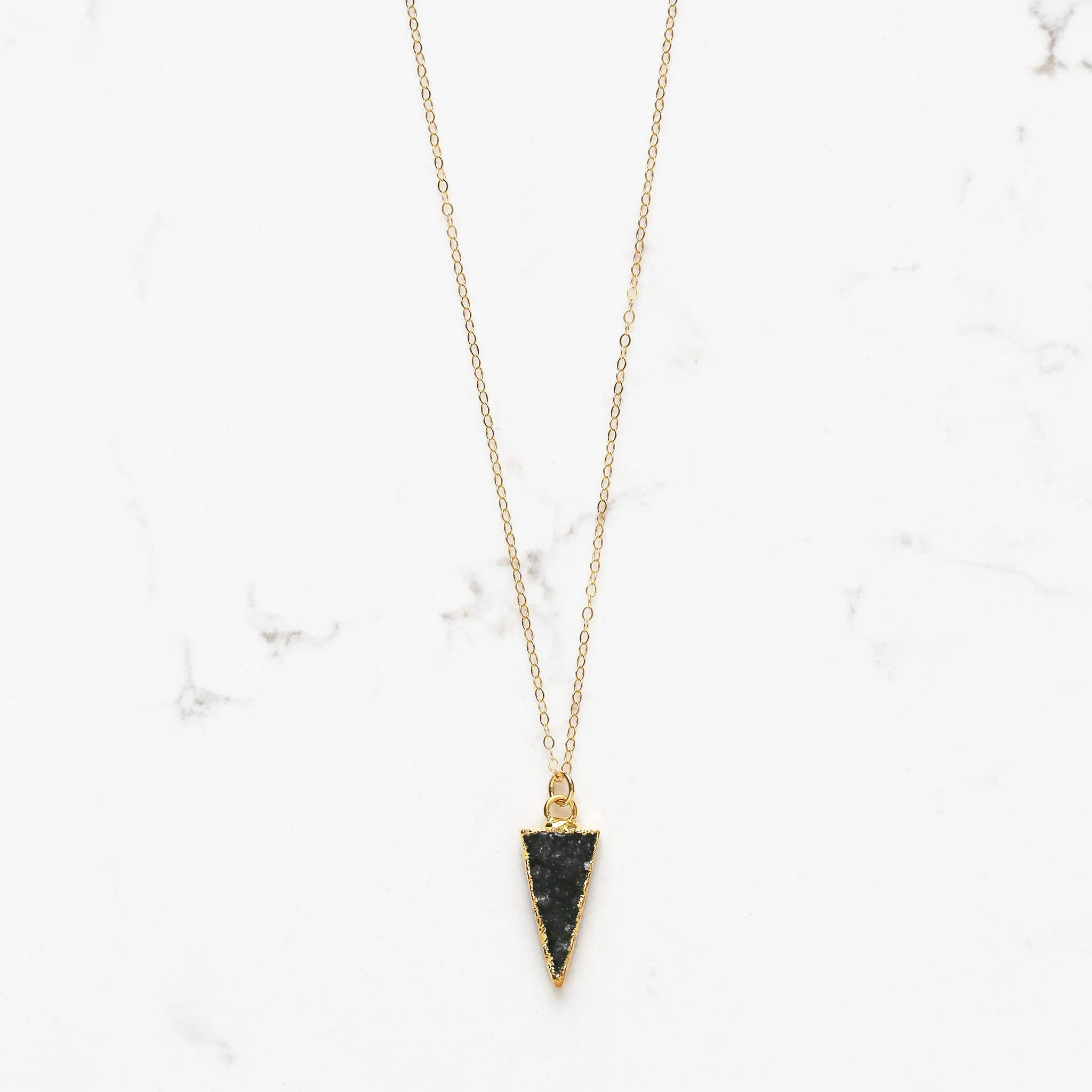 Isosceles Druzy Necklace