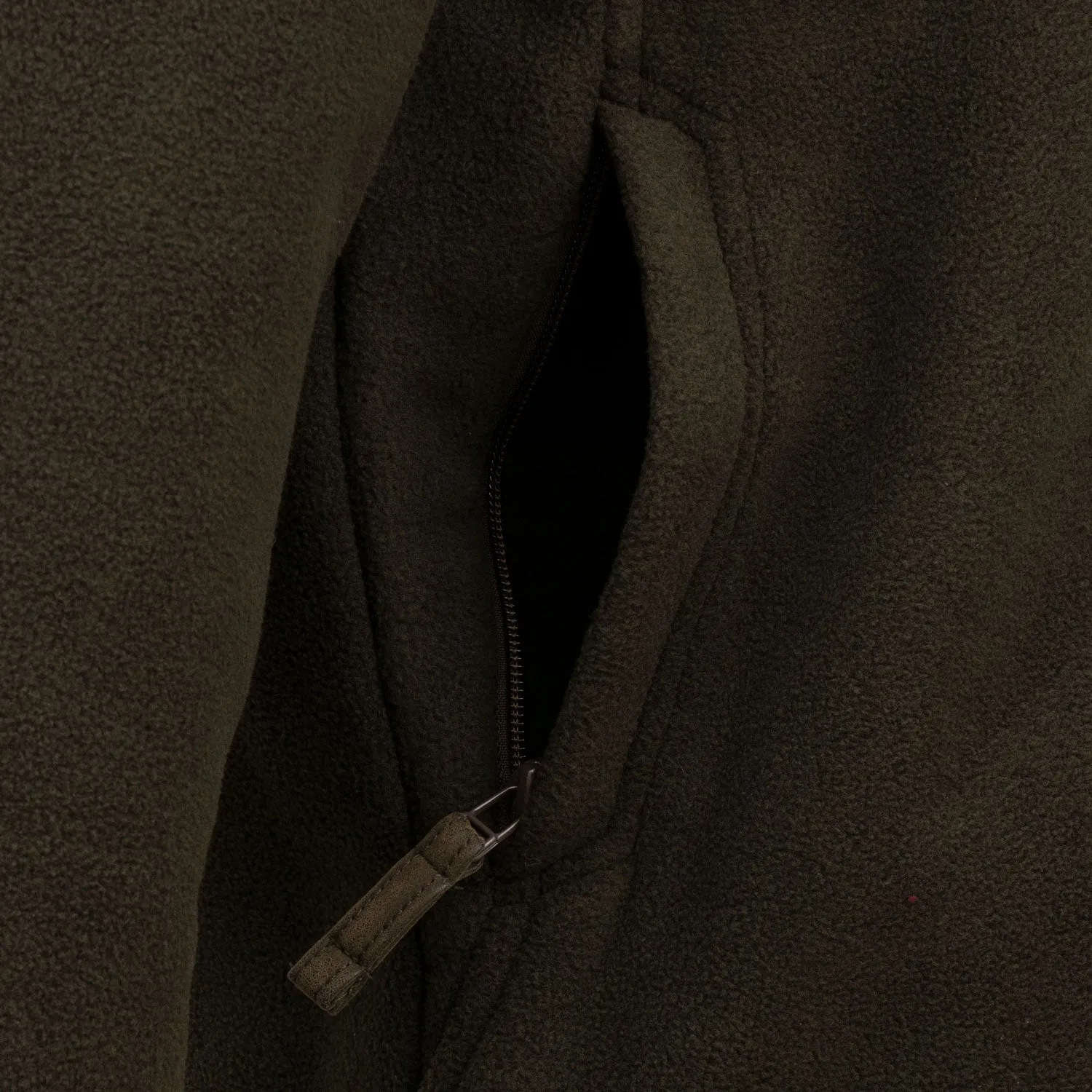 Joshua: Men's Olive Fleece Jacket