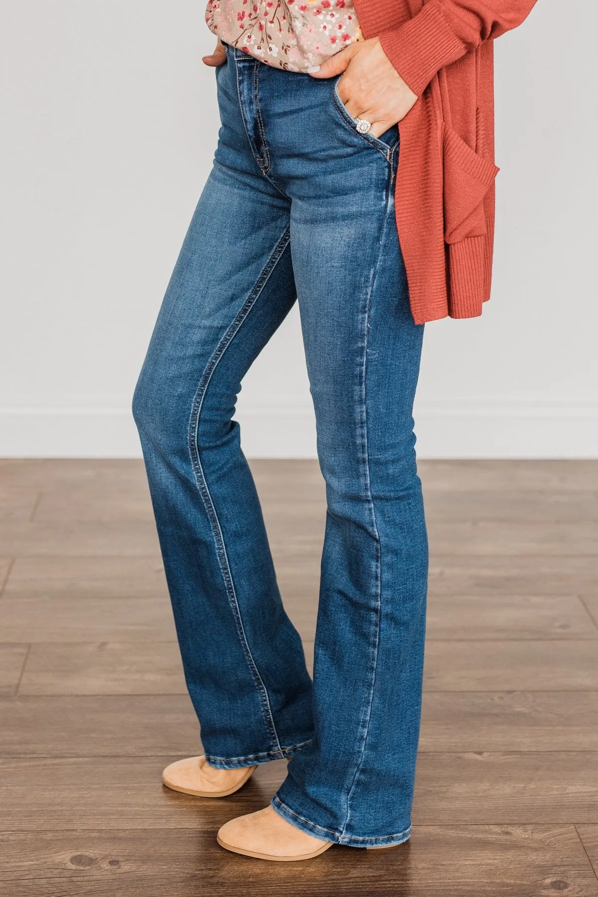 KanCan Boot Cut Jeans- Mila Wash