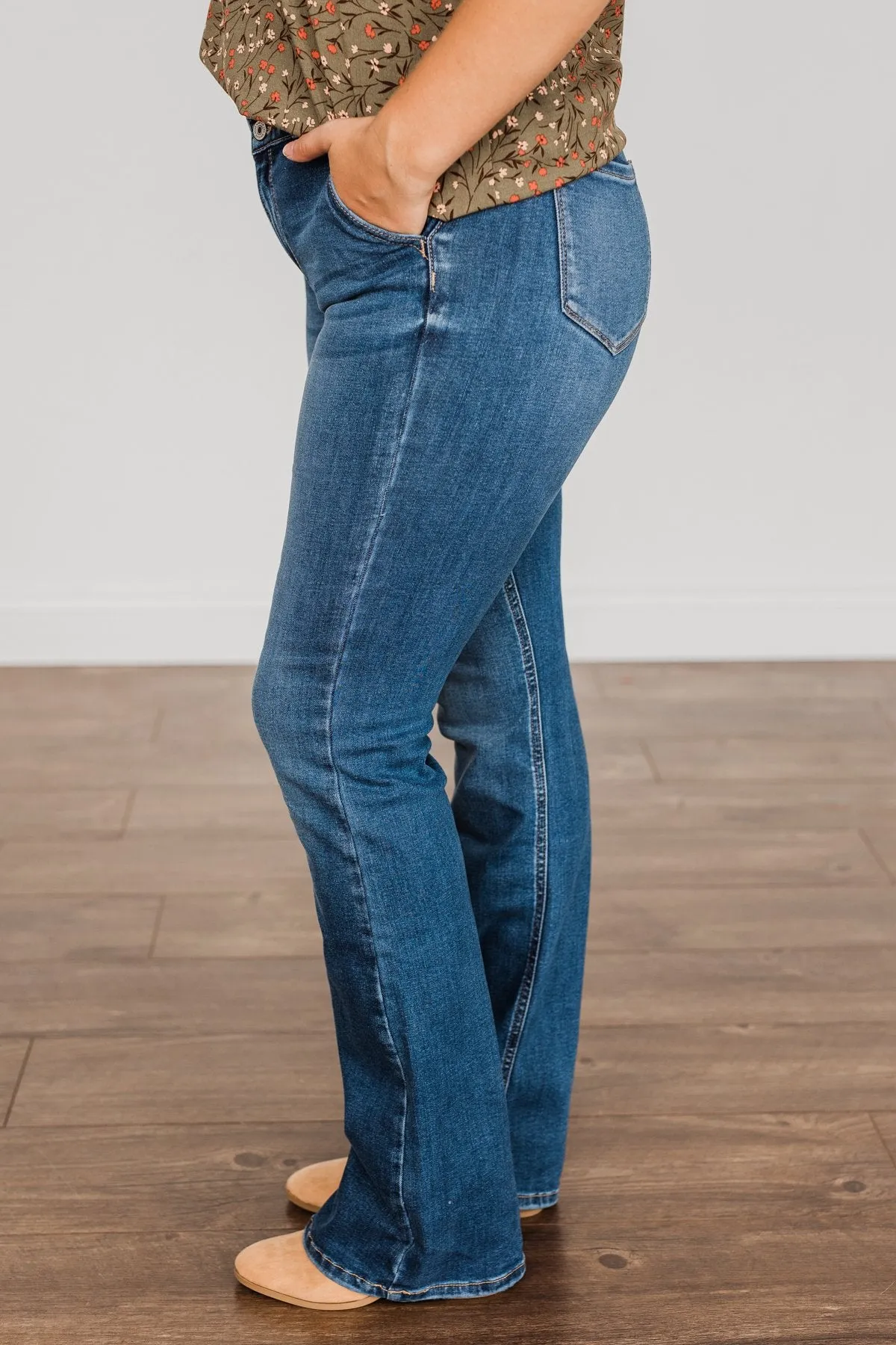 KanCan Boot Cut Jeans- Mila Wash