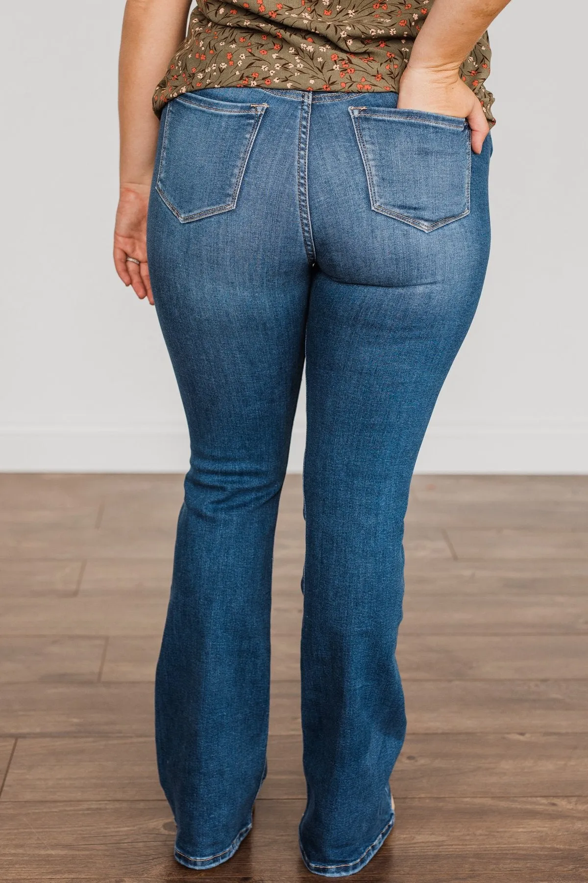 KanCan Boot Cut Jeans- Mila Wash