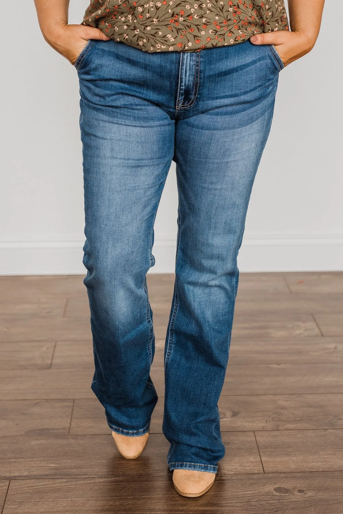 KanCan Boot Cut Jeans- Mila Wash