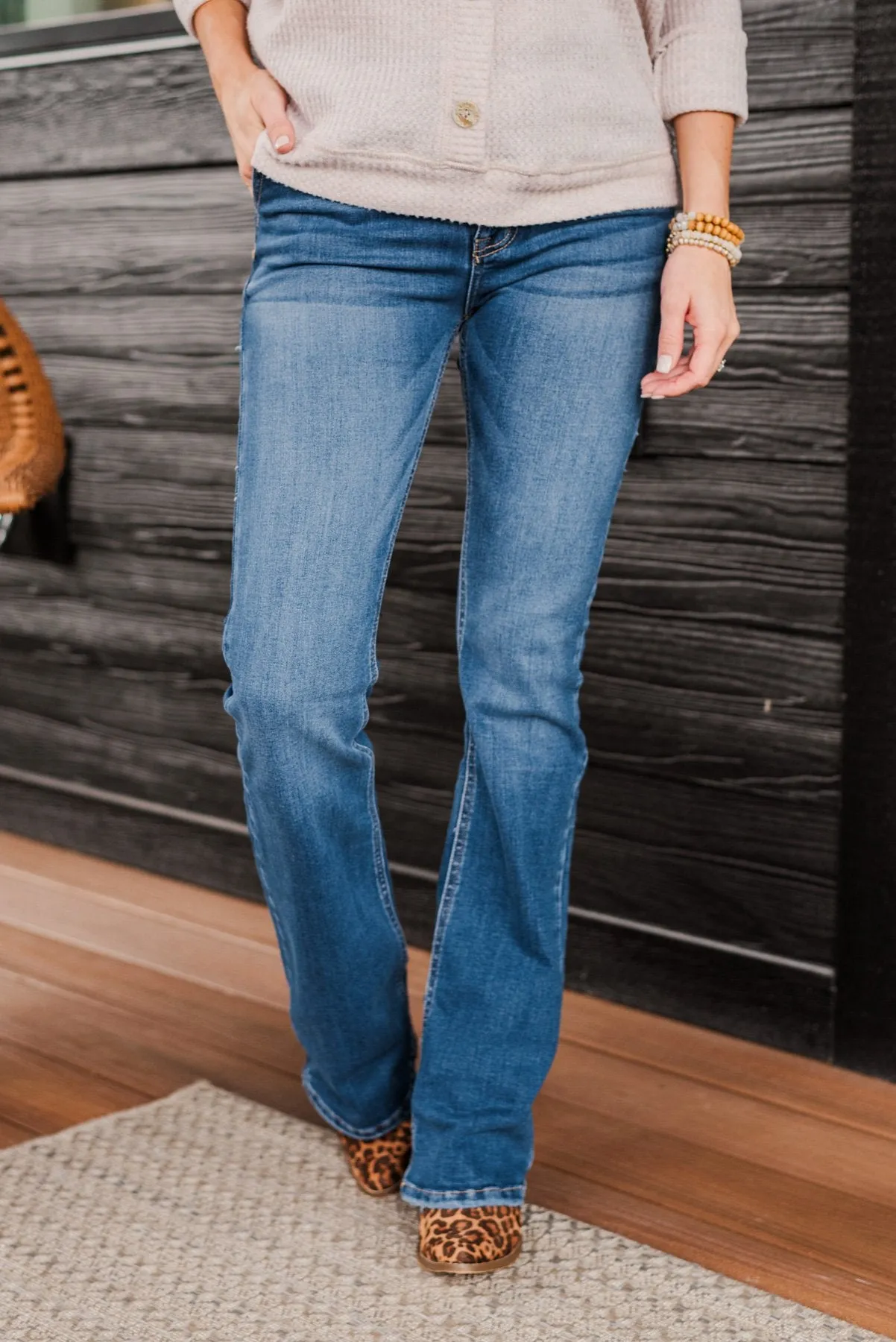 KanCan Boot Cut Jeans- Mila Wash