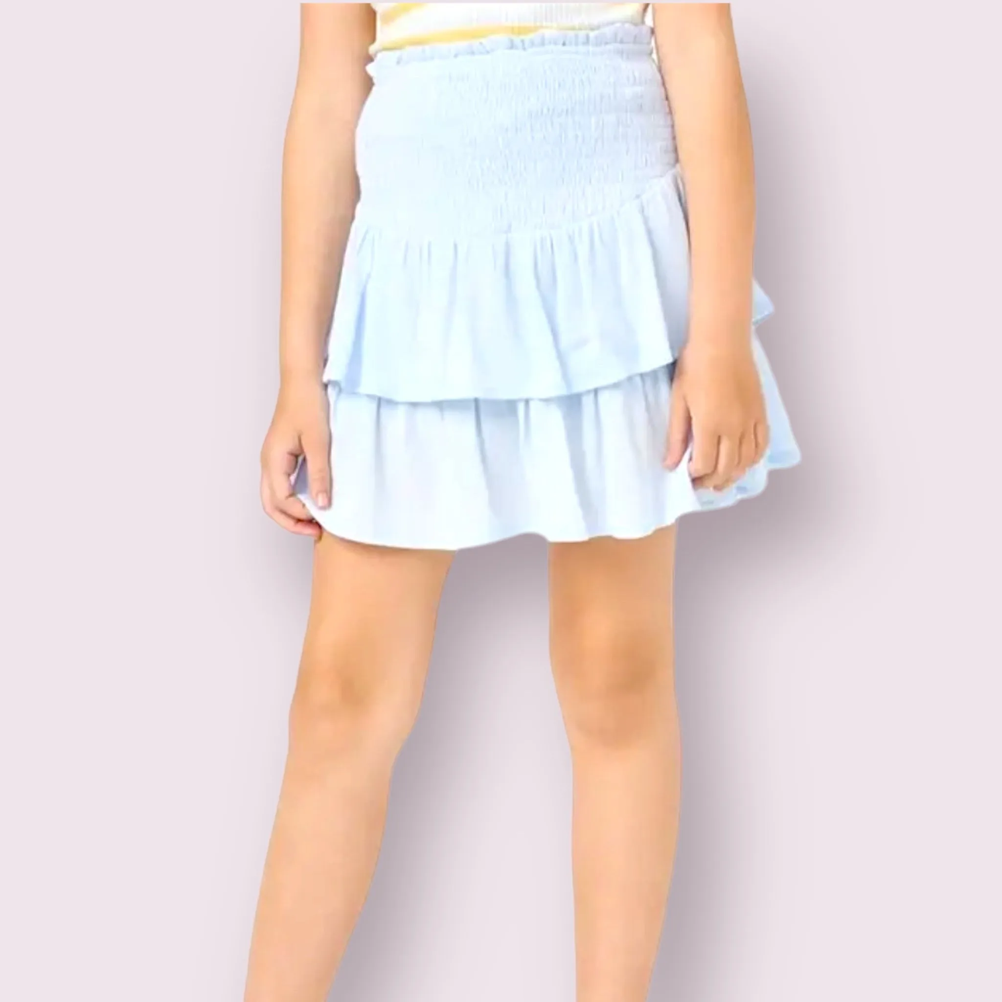 Kids Ruffle Tiered Skort